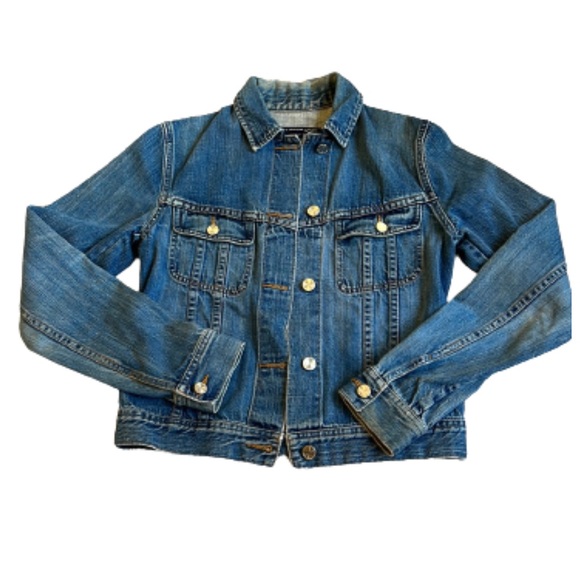Ralph Lauren Sport classic perfect denim jacket size small petite